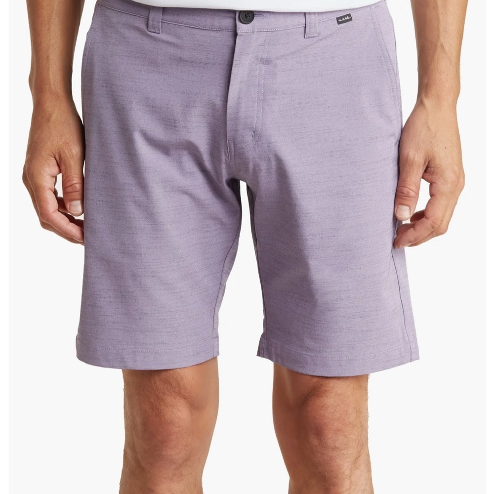 Travis Mathew switchback | hybrid performance golf shorts | Light Purple Sz 40